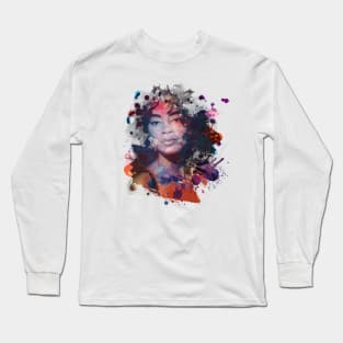 Jody Watley | Want You 1991 - Watercolor Illustration Long Sleeve T-Shirt